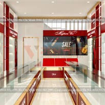 Thiết kế shop Mỹ Phẩm Vân- Long An